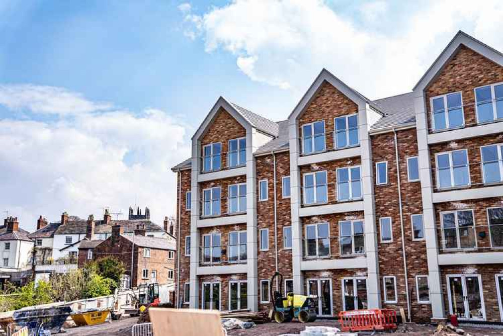 Priesty Fields care home, in Congleton, is nearing completion.