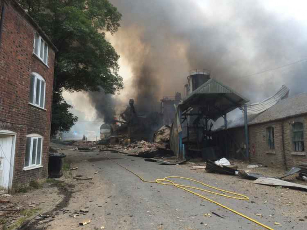 Macclesfield MP David Rutley described the site as 'like a war zone' and his 'darkest day' as a public servant. (Image - Cheshire Fire and Rescue) Macclesfield MP David Rutley described the site as 'like a war zone' and his 'darkest day' as a public servant. (Image - Cheshire Fire and Rescue)