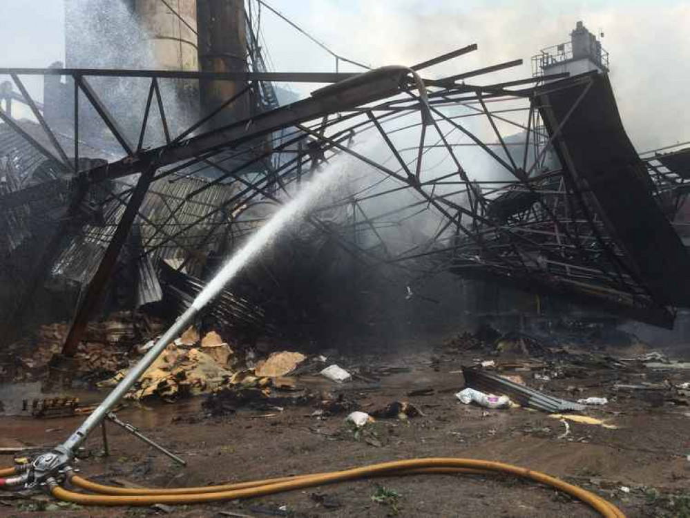 The village was stunned by the blast. (Image - Cheshire Fire and Rescue) The village was stunned by the blast. (Image - Cheshire Fire and Rescue)
