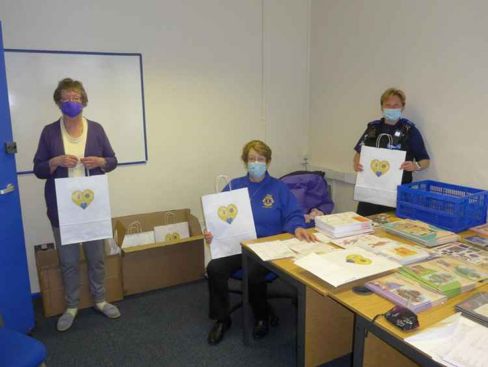 From left to right: Diane Ritherdon, Dementia Friendly. Pam Lovatt, Congleton Lions. Karen Linton, PCSO Congleton.