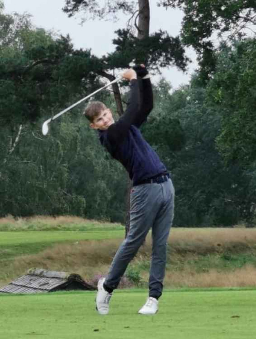 Continuing a family tradition . . . 17-year-old Alfie Oakes conquered the elements in the Crewe Junior Open.