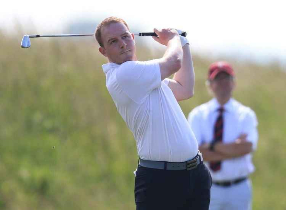 Stylish . . . Daniel playing in a Merseyside area Pro-Am style event at the West Lancs club in 2018. Stylish . . . Daniel playing in a Merseyside area Pro-Am style event at the West Lancs club in 2018.