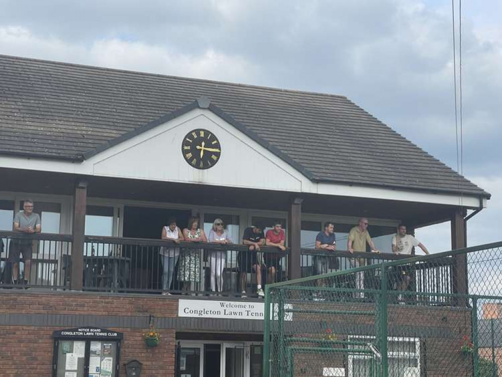 The spectators watching the final