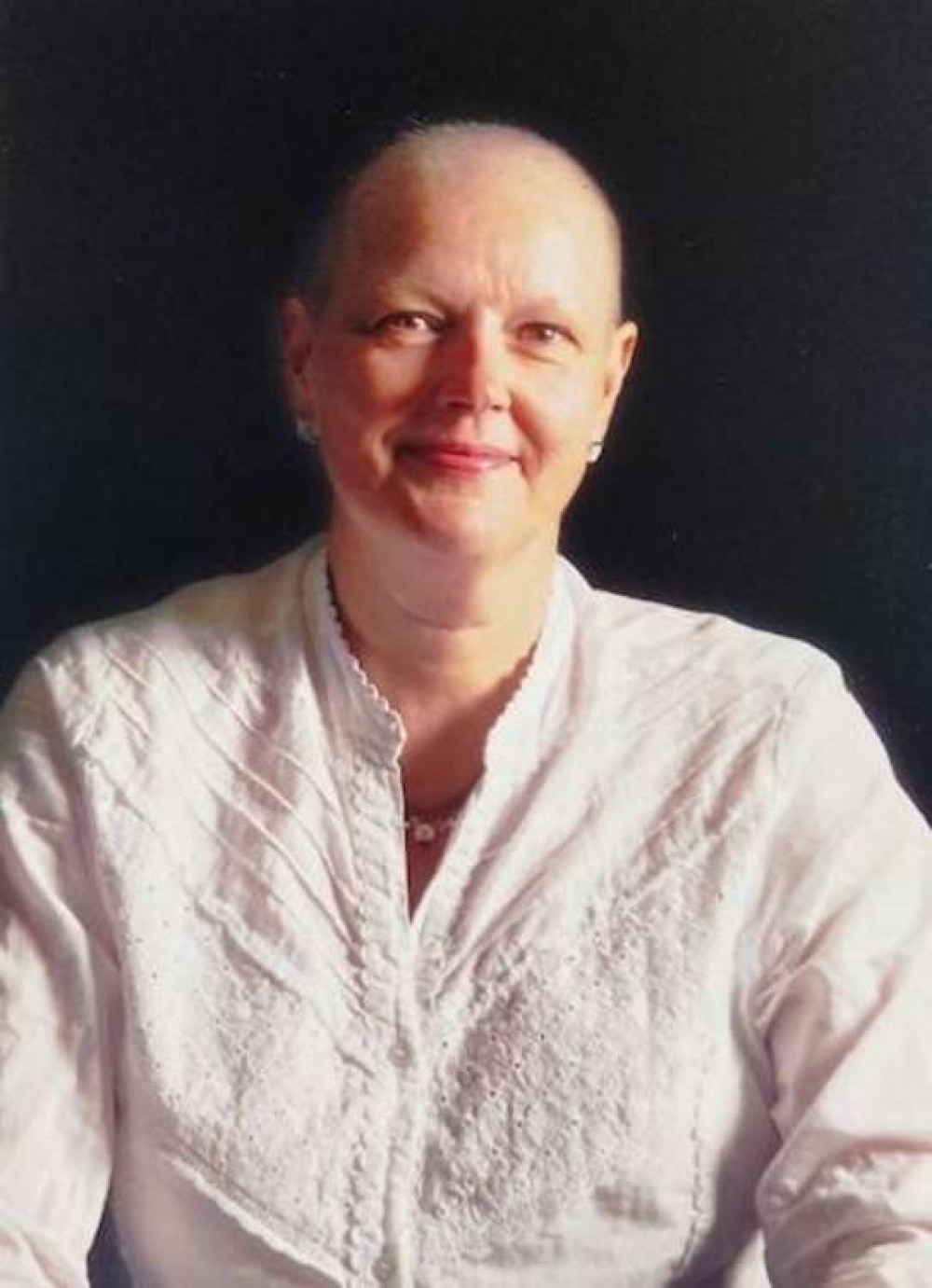 Helen during chemotherapy treatment in 2007.