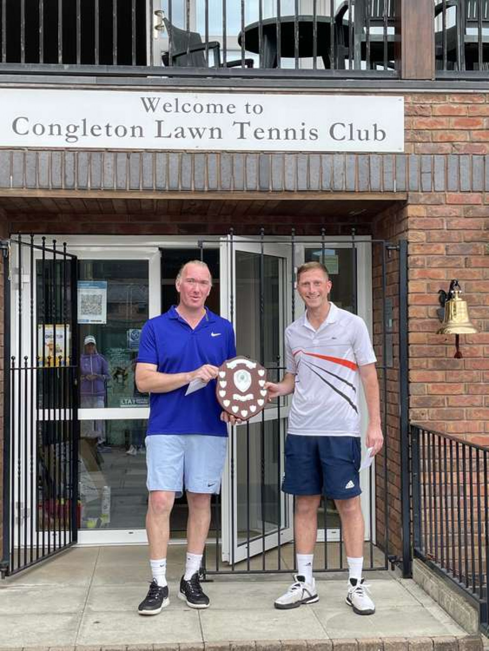 Congleton: Men's winners Matt and Mike.