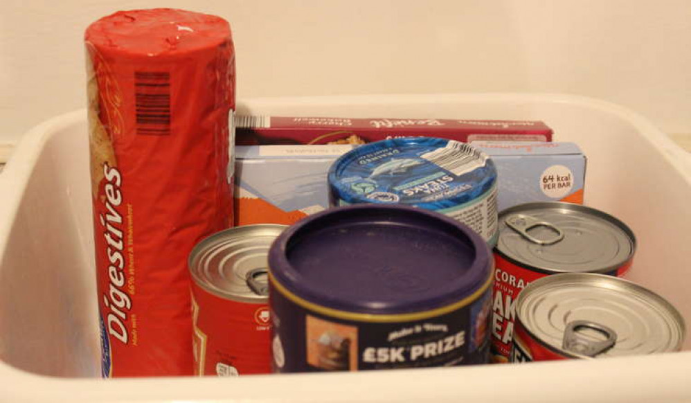 Emergency food parcels are among eligible donations for Congleton residents in the scheme.