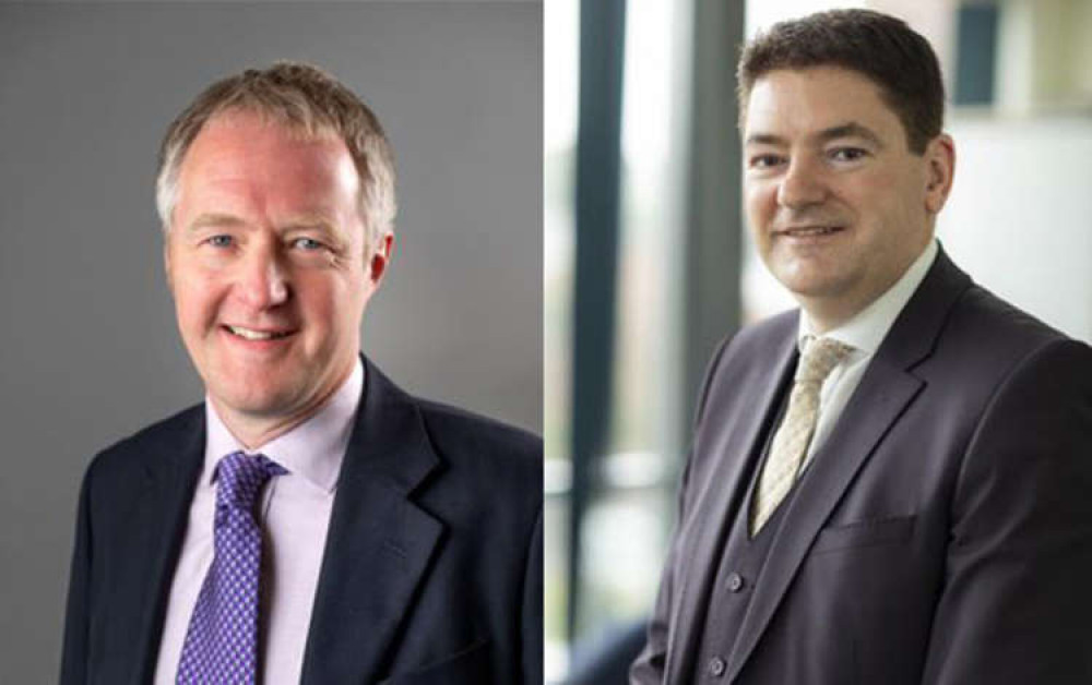 Non-Congleton Councillors Sam Corcoran (left) and Craig Browne (right) took the most in all of Cheshire East being the two heads of the council.