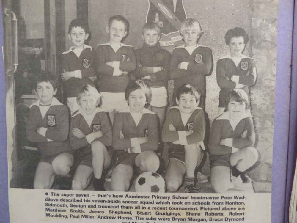 This is Axminster Primary School – seven-a-side team This is Axminster Primary School – seven-a-side team