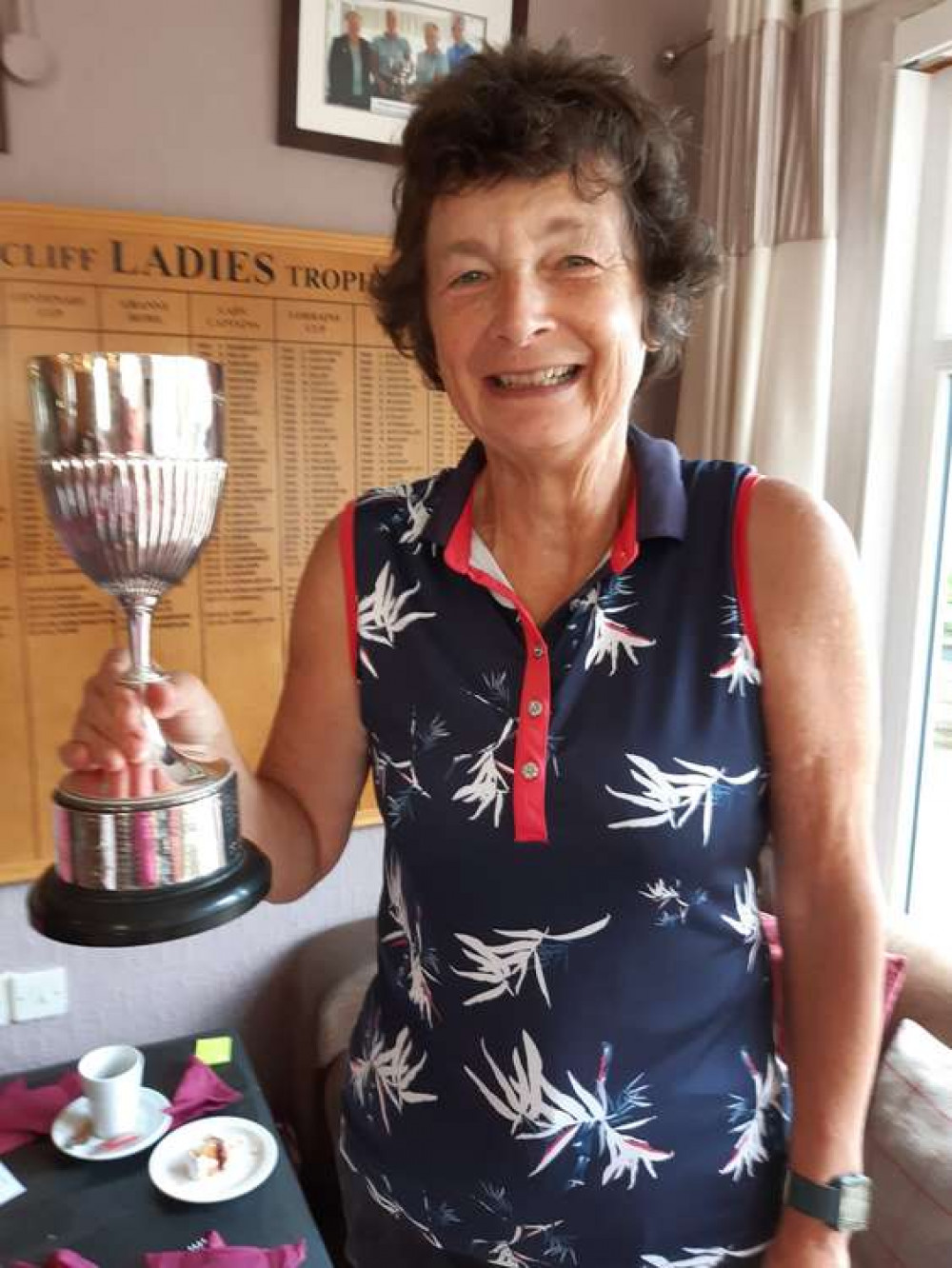 Axe Cliff member Stella Thompson who won the Devon Ladies Venerable Vets Championship