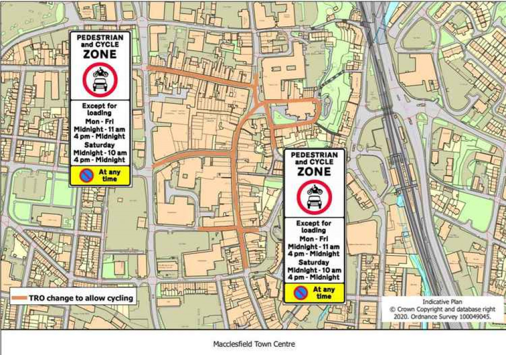 Active travel plans for Macclesfield town centre (Image: Cheshire East Council)