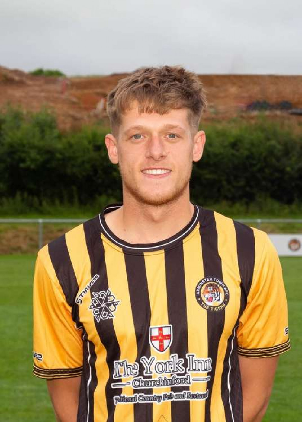 Charlie Wilson who scored a brilliant hat-trick for Axminster Town on Saturday Charlie Wilson who scored a brilliant hat-trick for Axminster Town on Saturday
