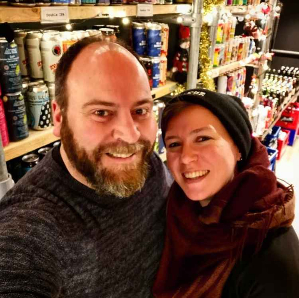 Rosie and Greg are celebrating two years of their Macclesfield beer business. Rosie and Greg are celebrating two years of their Macclesfield beer business.