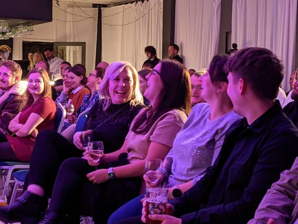 Last weekend's laughter: Macclesfield Rugby Club on Priory Lane will continue their winning streak of successful comedy nights next month. Last weekend's laughter: Macclesfield Rugby Club on Priory Lane will continue their winning streak of successful comedy nights next month.