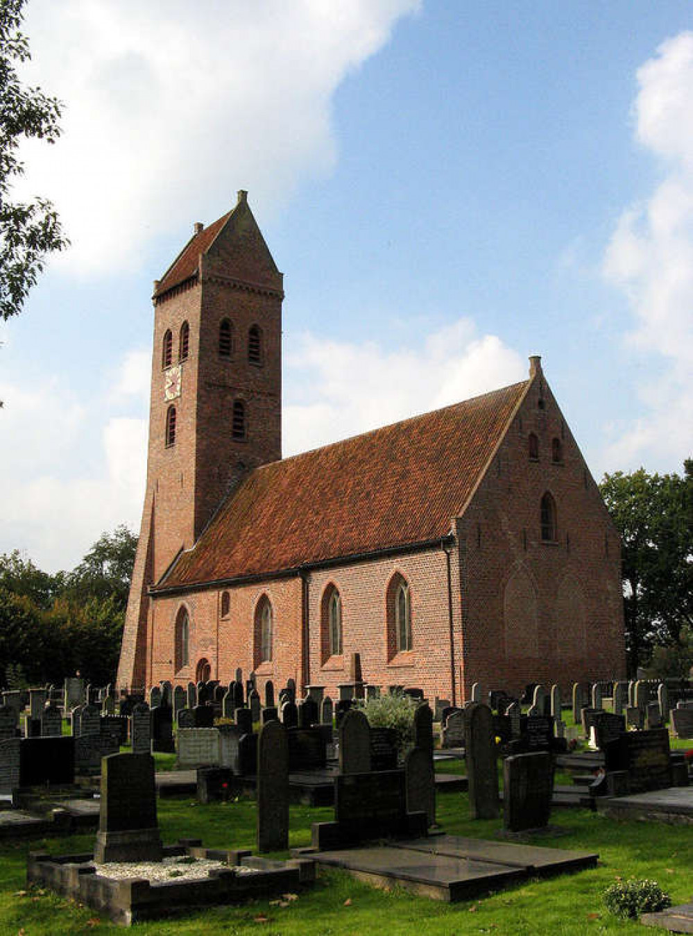 The Church of Midwolde in Leek