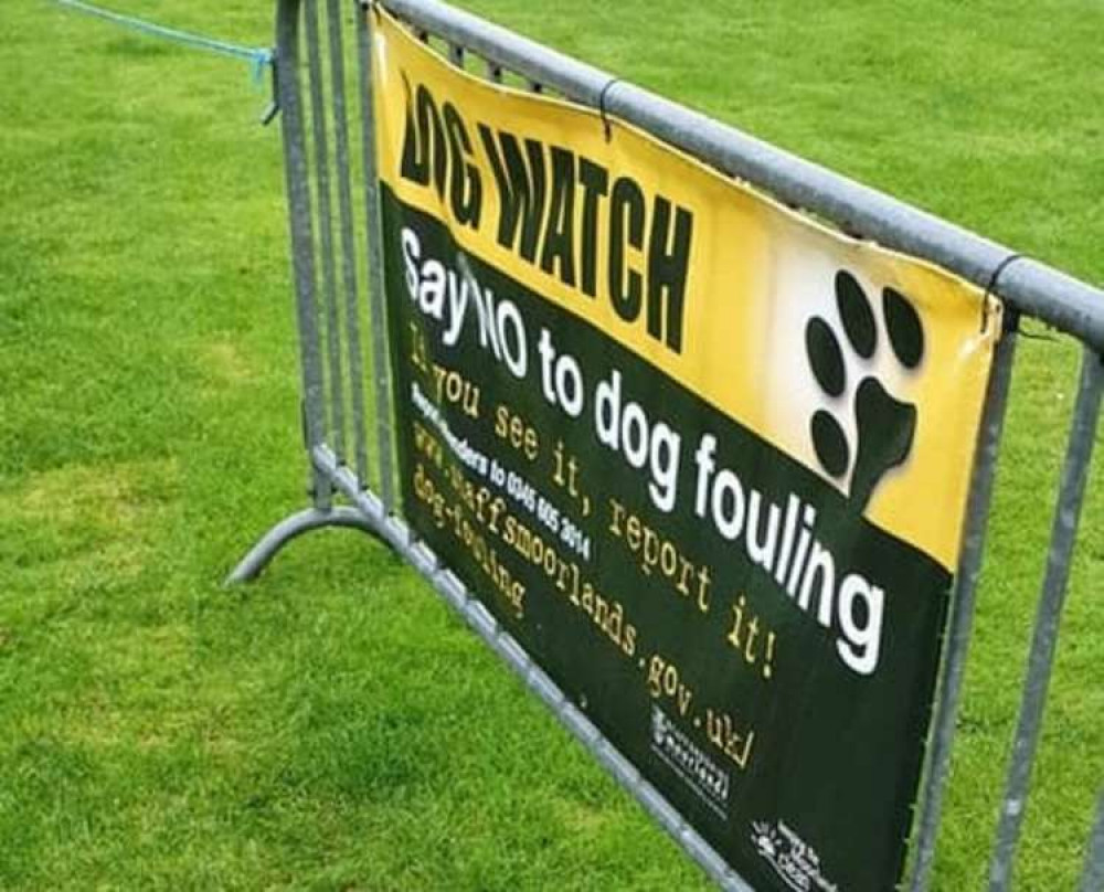 The rugby club has asked for help to catch dog foulers. Image credit: Leek Rugby Club