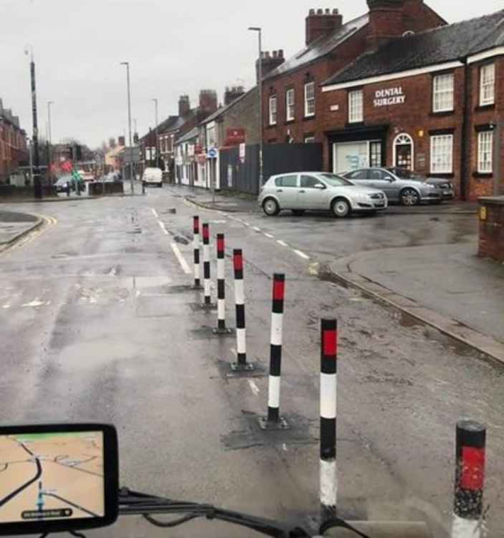 Middlewich Road recently had fixed cycling infrastructure installed (Image: Damien Thorne)