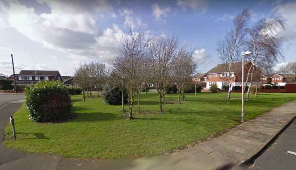 The land at Dane Close fetched £38,000 at auction. The land at Dane Close fetched £38,000 at auction.