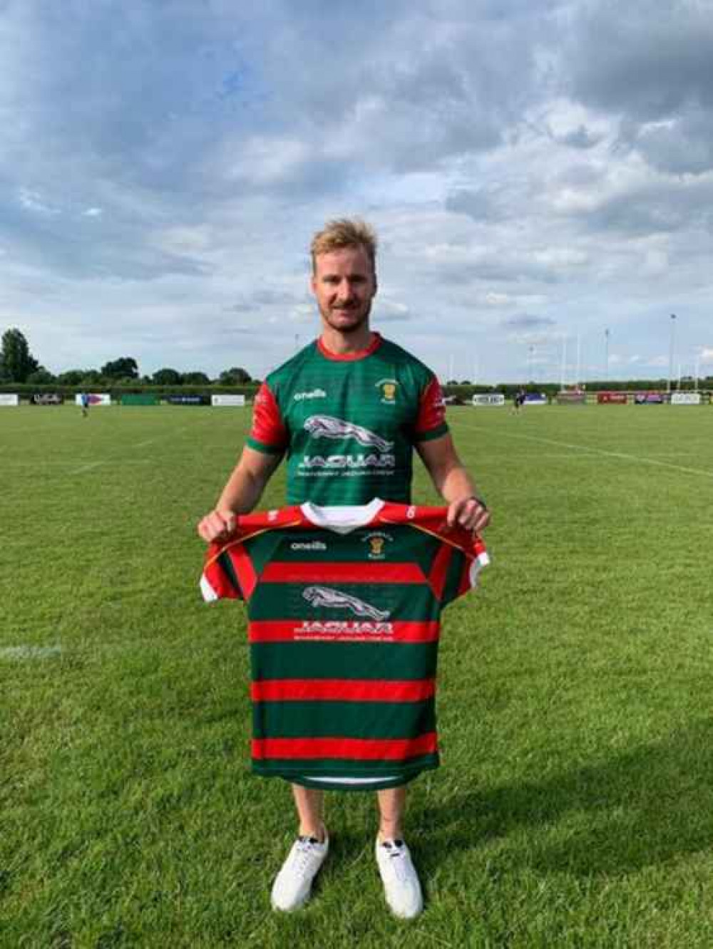 Will in his green and red jersey