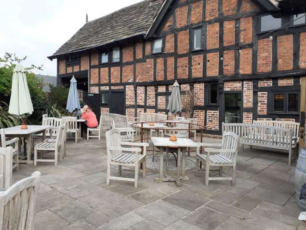 One of many places to drink and eat, the Old Hall in Sandbach