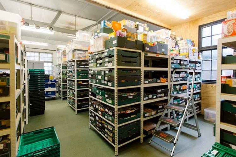 The foodbank received over eight tonnes of food donations two weeks ago, which marks a record so far