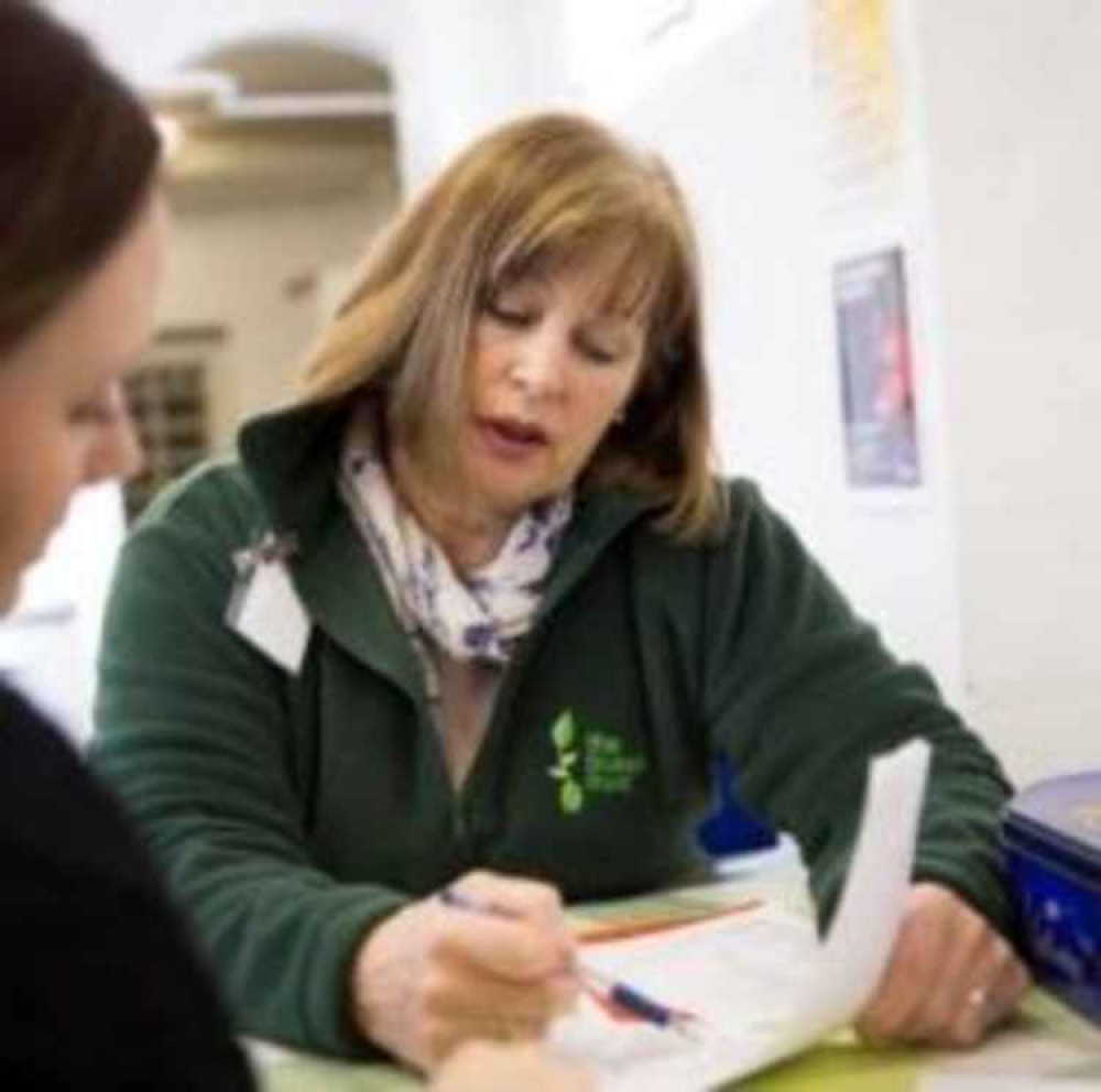 Over 100 volunteers work at the foodbank