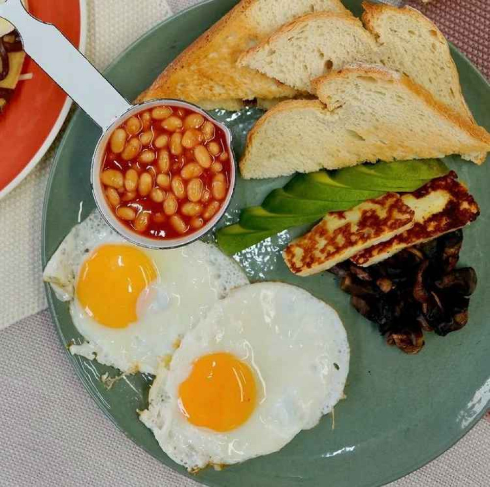 There will be a full English breakfast option or a vegetarian one