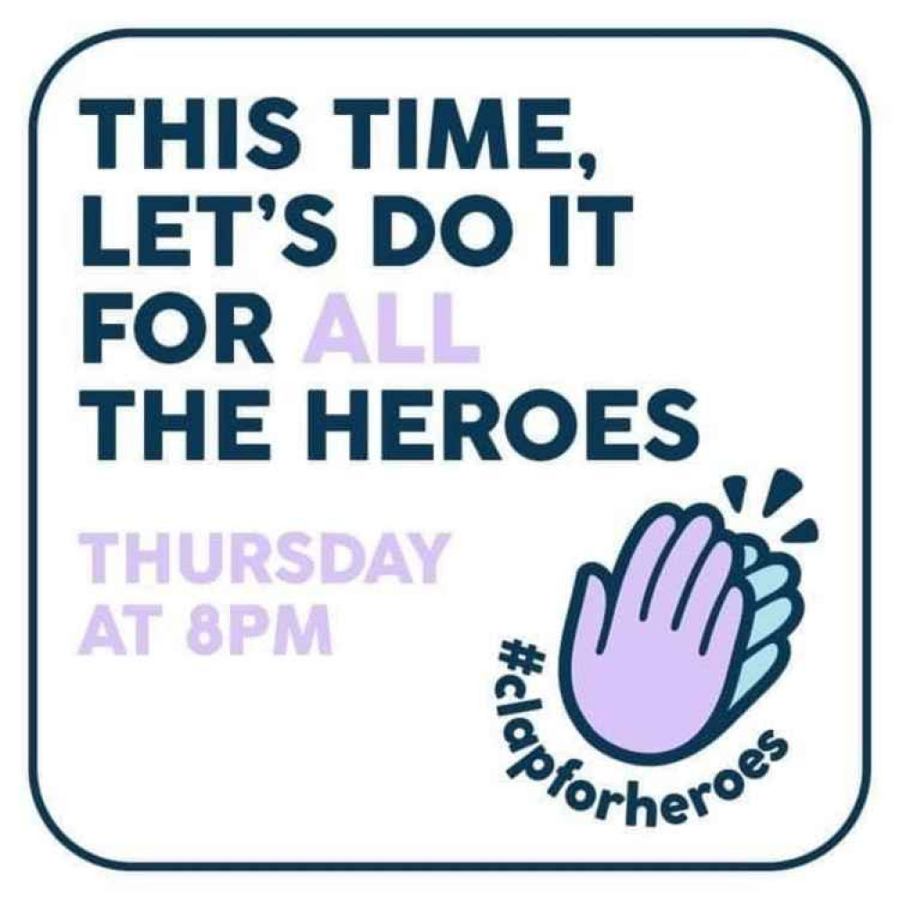 Clap for Heroes will start tonight at 8pm