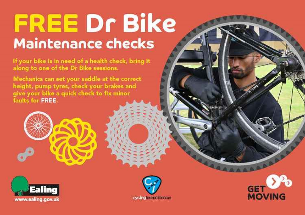 Dr Bike will be at Haven Green between 10am-1pm and at Acton Market between 2-5pm on Saturday