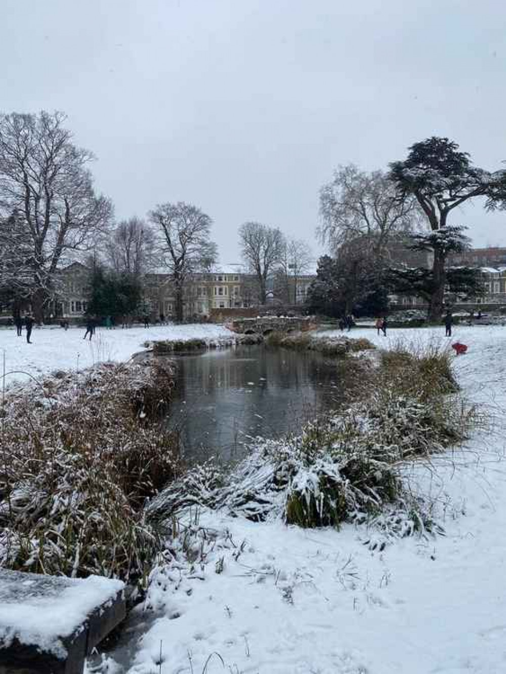 Walpole Park in the snow. Image Credit: Aislin Donnelly