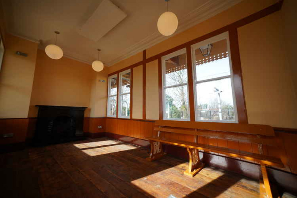 Renovated waiting room. Image Credit: Transport for London