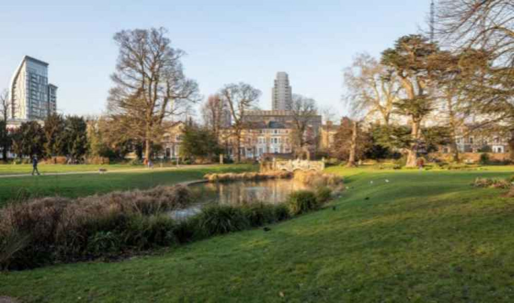 What the view would be of the 26 storey tower block from Walpole Park. Images Credit: Ealing Council planning documents