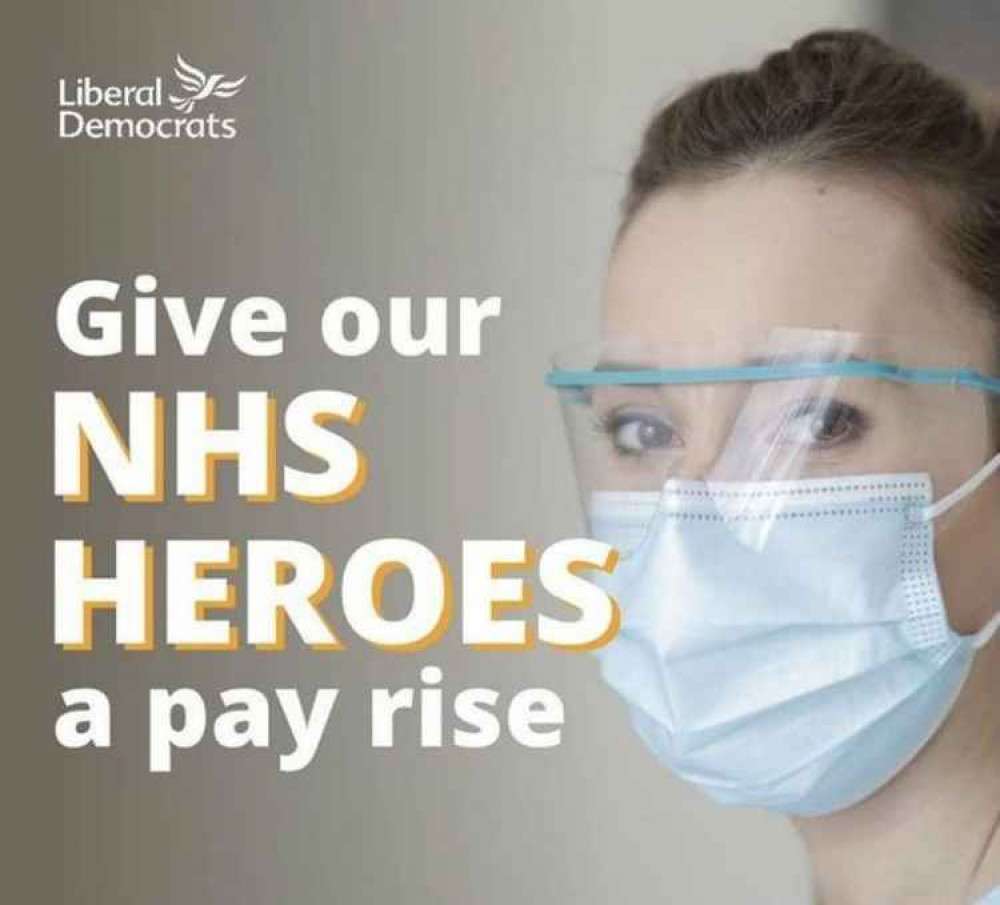 Cllr Gary Malcolm: "Our NHS workers deserve a proper pay rise."