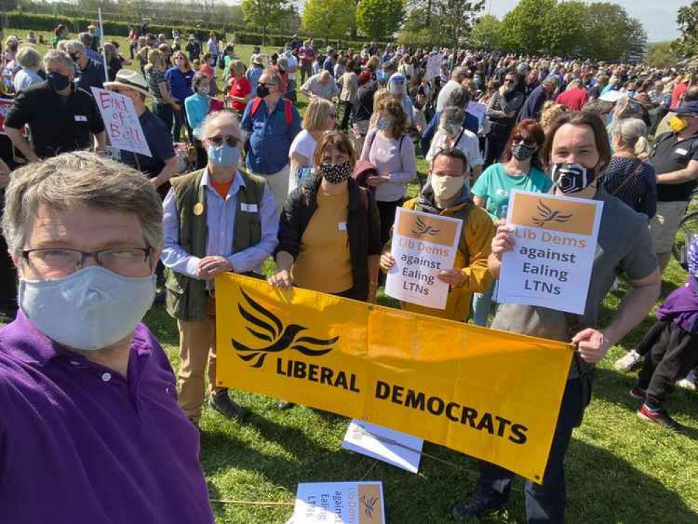 Ealing Lib Dems at Saturday's march