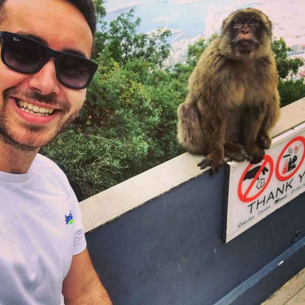 Making the most of my time working on the Costa del Sol last year, by visiting the monkeys at the Top of the Rock in Gibraltar