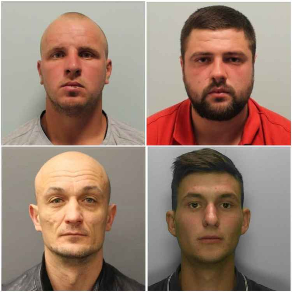 Octavian Lupu (top left), Dmitri Ceban (top right), Alexandru Cimbir (bottom left), Andrei Rotaru (bottom right). Image Credit: Metropolitan Police