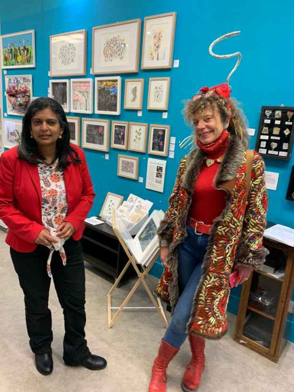 The Labour MP with jewellery mudlarker, Madeleine Marsh