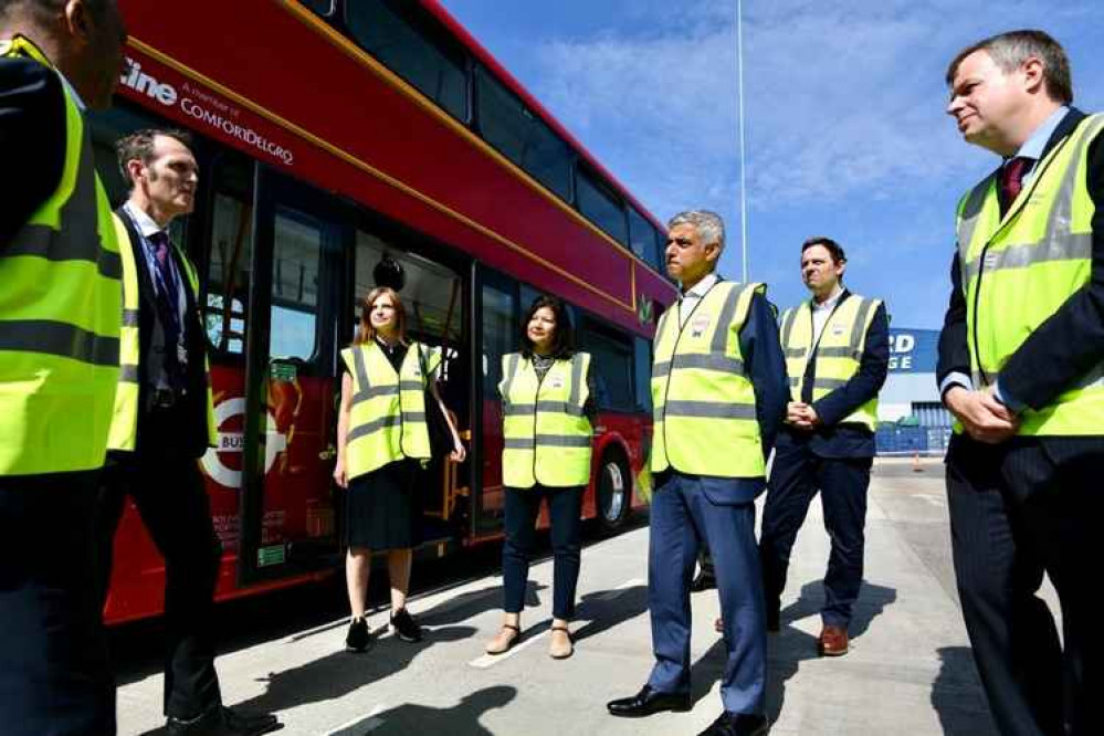 20 of the vehicles will serve the number 7 bus route, which runs from East Acton to Oxford Circus. Image Credit: Sadiq Khan Facebook