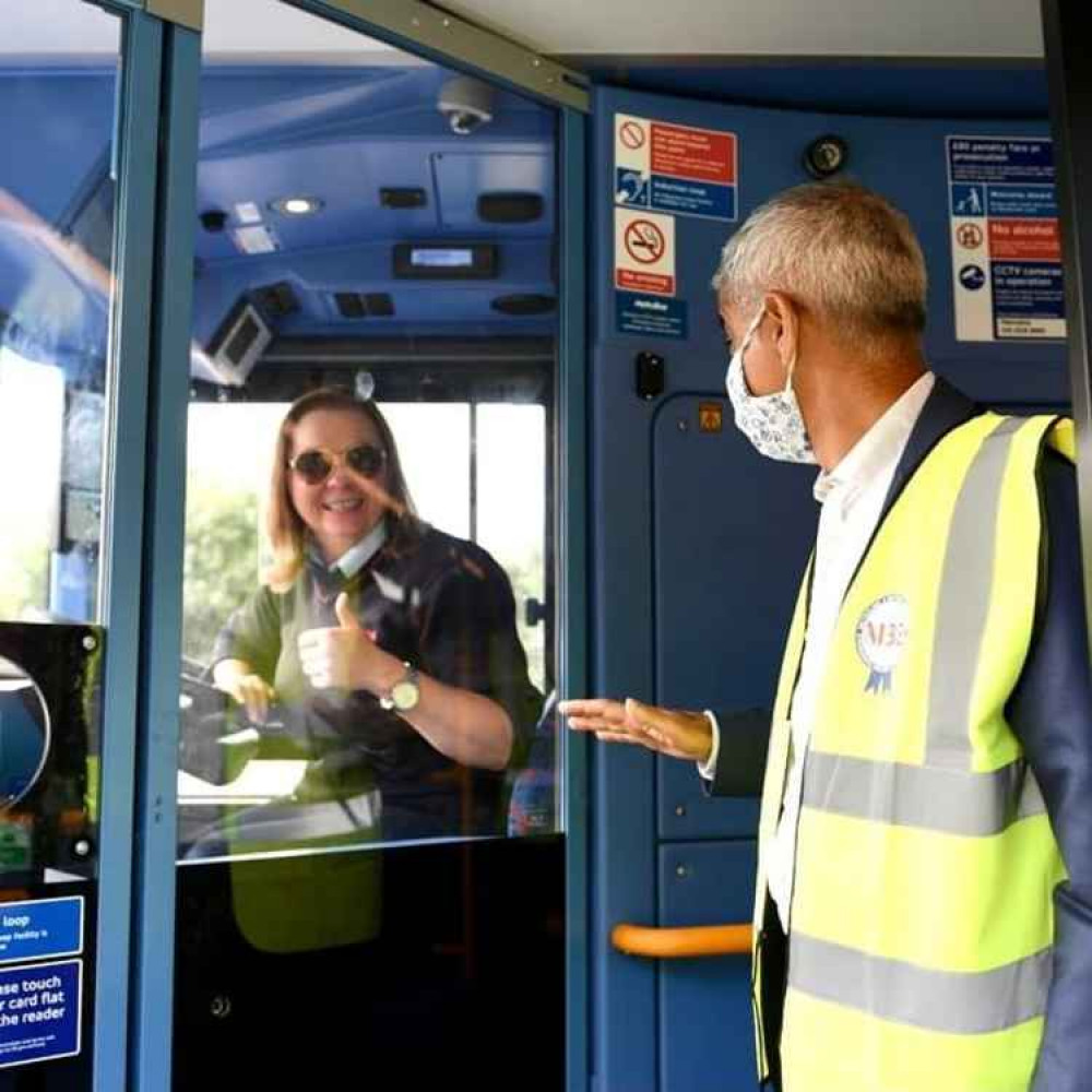 The buses produce no pollution from their exhausts. Image Credit: Sadiq Khan Facebook