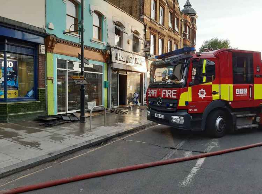 The attack took place on June 7 at around 7:40pm. Image Credit: London Fire Brigade