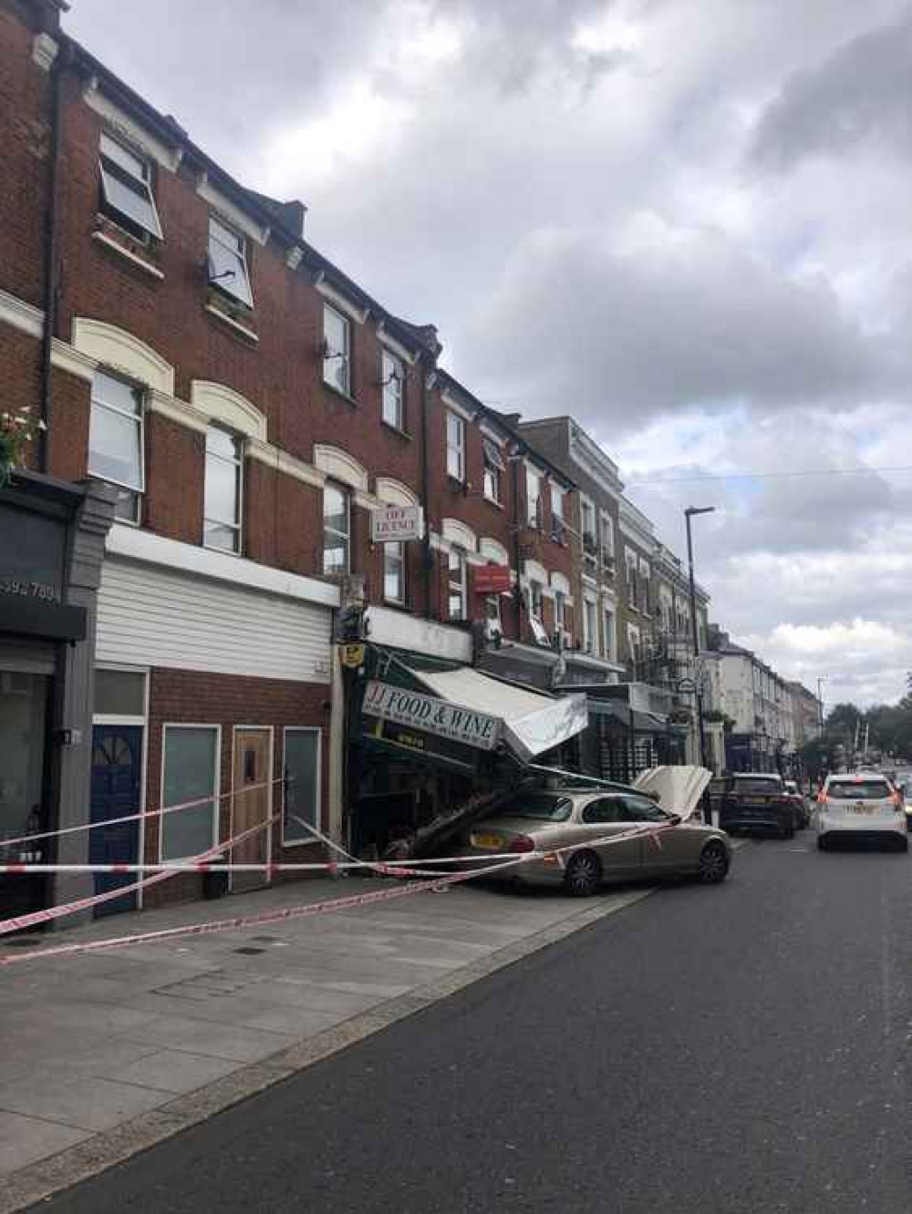 The police arrived promptly onto the scene and sealed it off. Image Credit: Shannon O'Neill