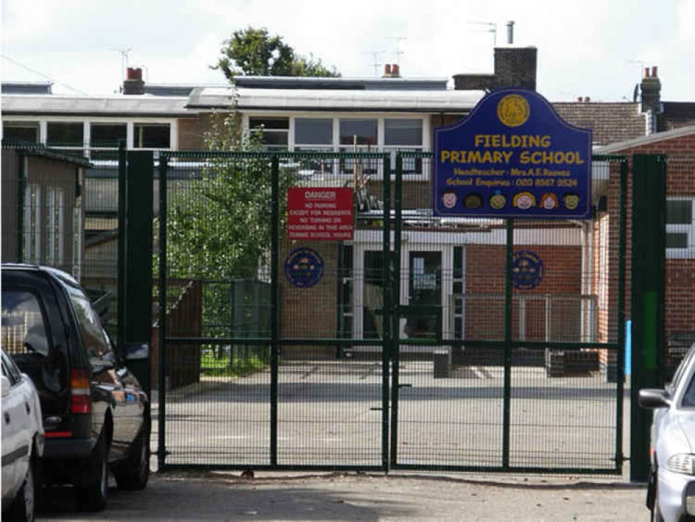 Peter Mason and Deirdre Costigan were seen chatting to members of Better Ealing Streets outside Fielding Primary School yesterday morning. Image Credit: Wikipedia Commons