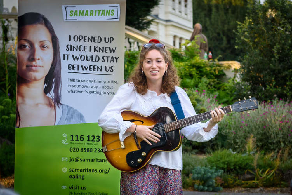 Following a number of sell-out gigs in London, Marie was one of thousands of musicians who yearned for live performances during the pandemic. Image Credit: Ealing, Hammersmith & Hounslow Samaritans