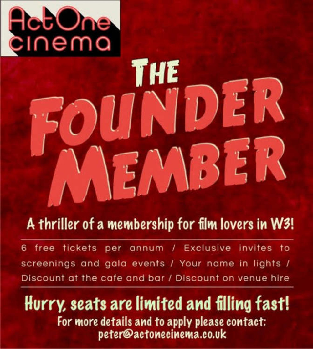 For film lovers. Credit: Acton Arts Project For film lovers. Credit: Acton Arts Project