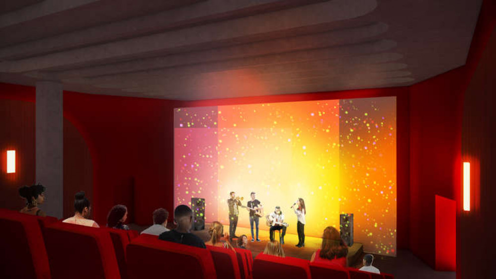 The venue will also host live music, and be a mixed-use community arts space. (Image: Really Local Group)