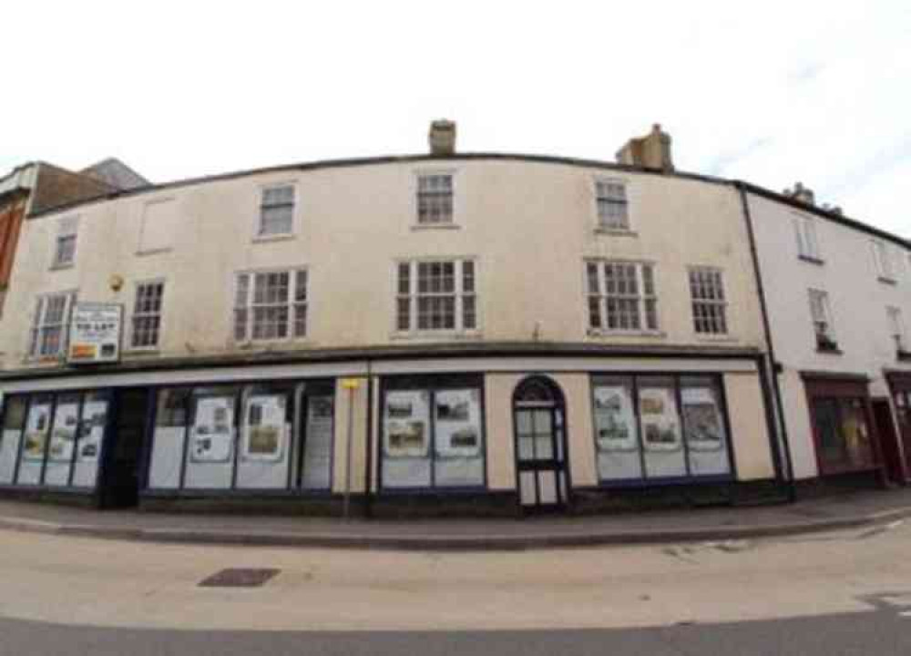 The former McCol'ls newsagents in Axminster town centre now on the market