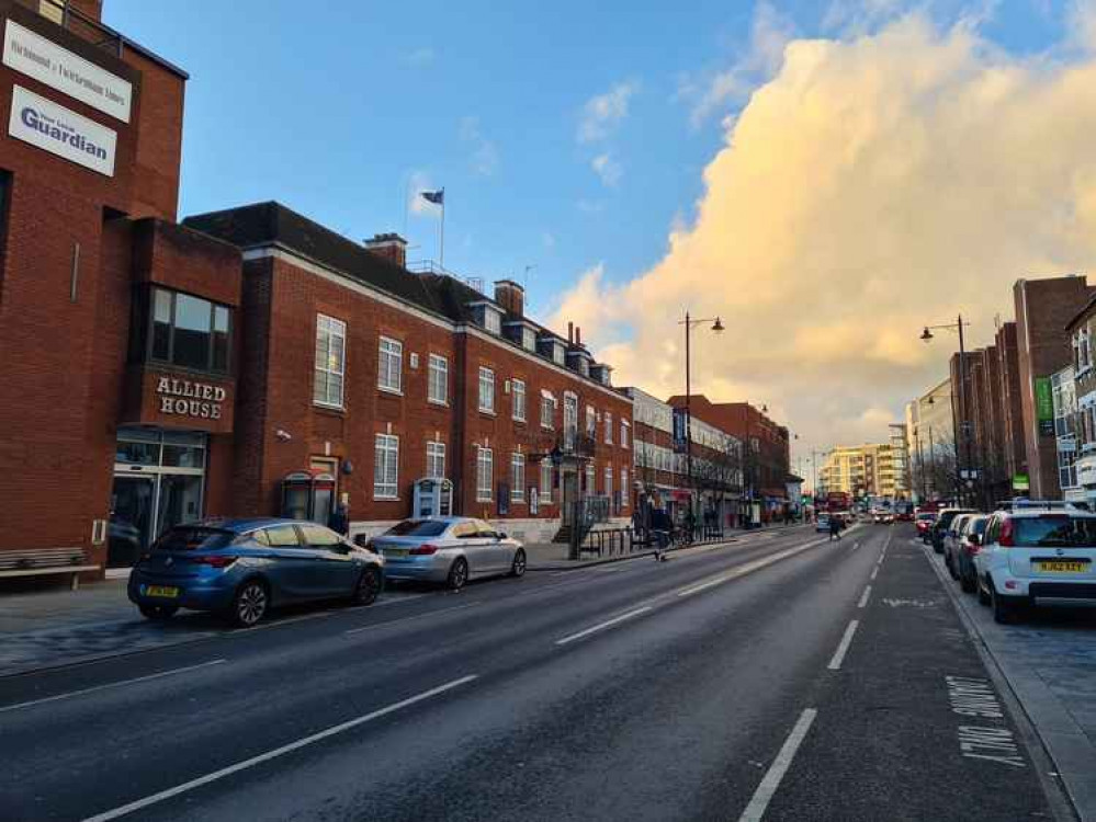 London Road in Twickenham town centre