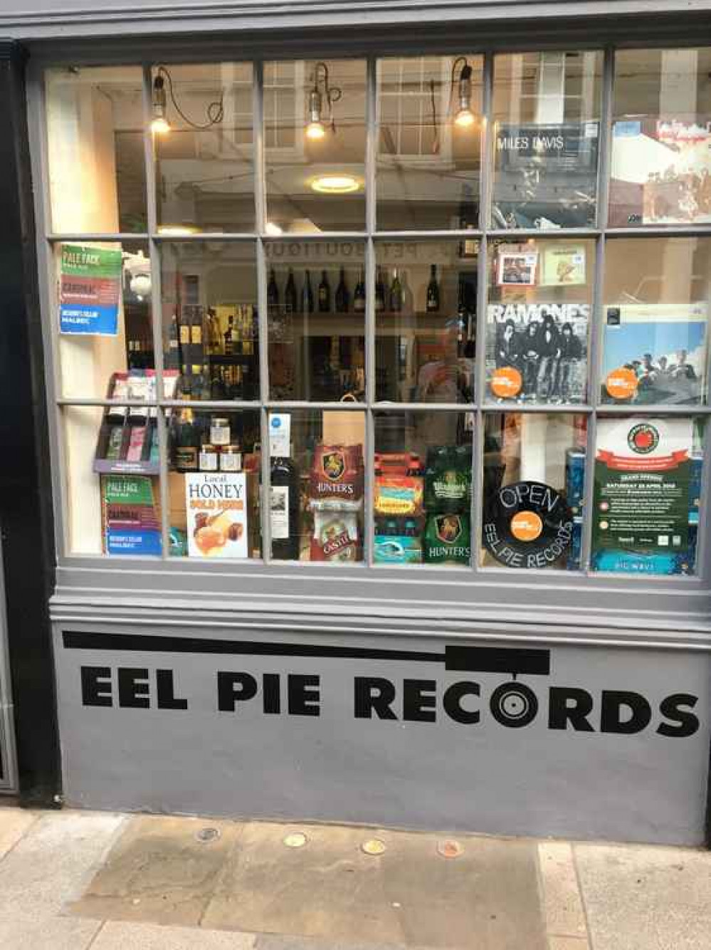 Record shop display