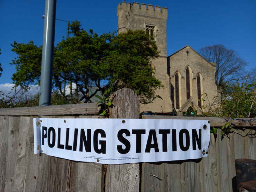 A Twickenham polling station on Thursday