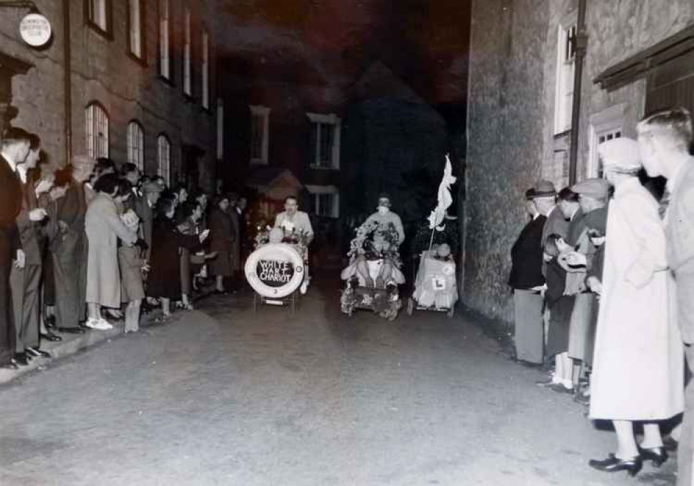 The pram derby was always a raucous event