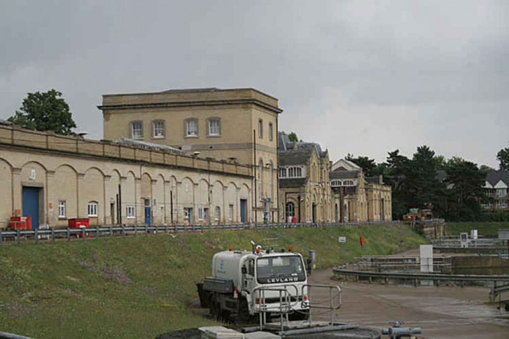 The problem seems to be coming from the Hampton Waterworks - but Thames Water says nothing is wrong (Image: Alan Murray-Rust)